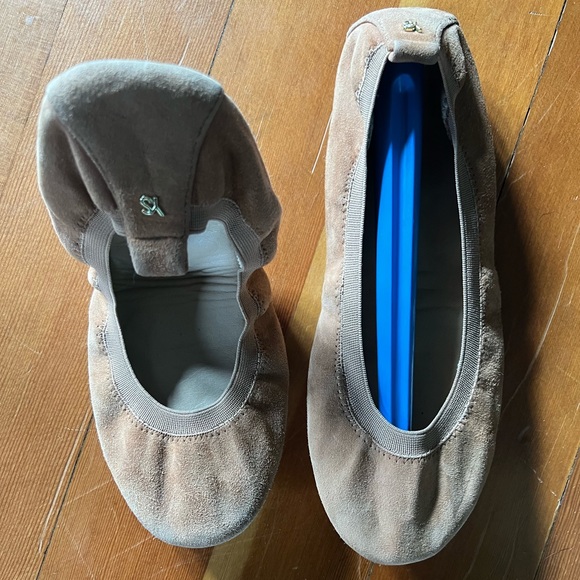 Yosi Samra tan suede leather samara flats - euc! - Picture 2 of 7